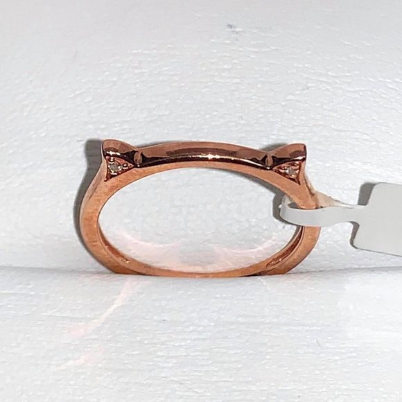 Jewelry - 10K Rose Gold Diamond Ring (0.03ct)